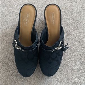 Coach clogs. Size 7